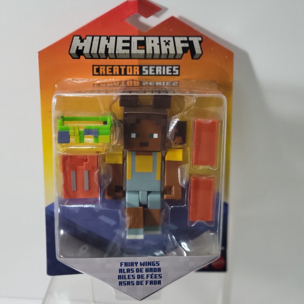 Minecraft Creator Series Fairy Wings 4" Action Figure NIP 2022